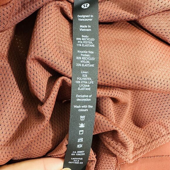 Lululemon Men Sz M Pool Swim Trunk Short 7” IBDB Island Bloom Date Brown NWT $78 - Picture 8 of 9